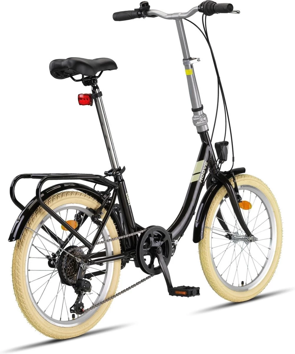 Pacto Eight 20 Inch Vouwfiets 6v Zwart - Afbeelding 2