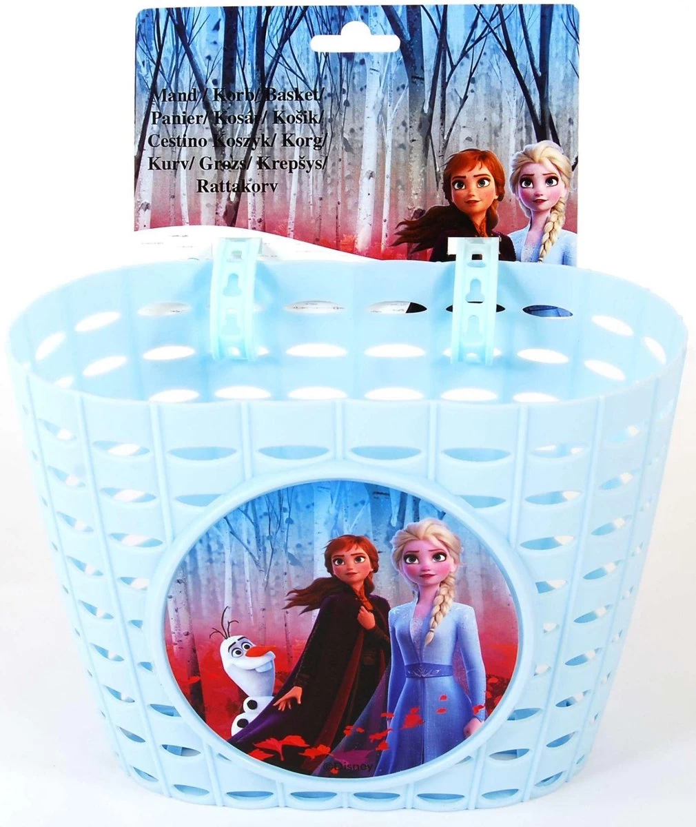 Fietsmand Disney Frozen 2 Plastic - Lichtblauw/paars - Afbeelding 2