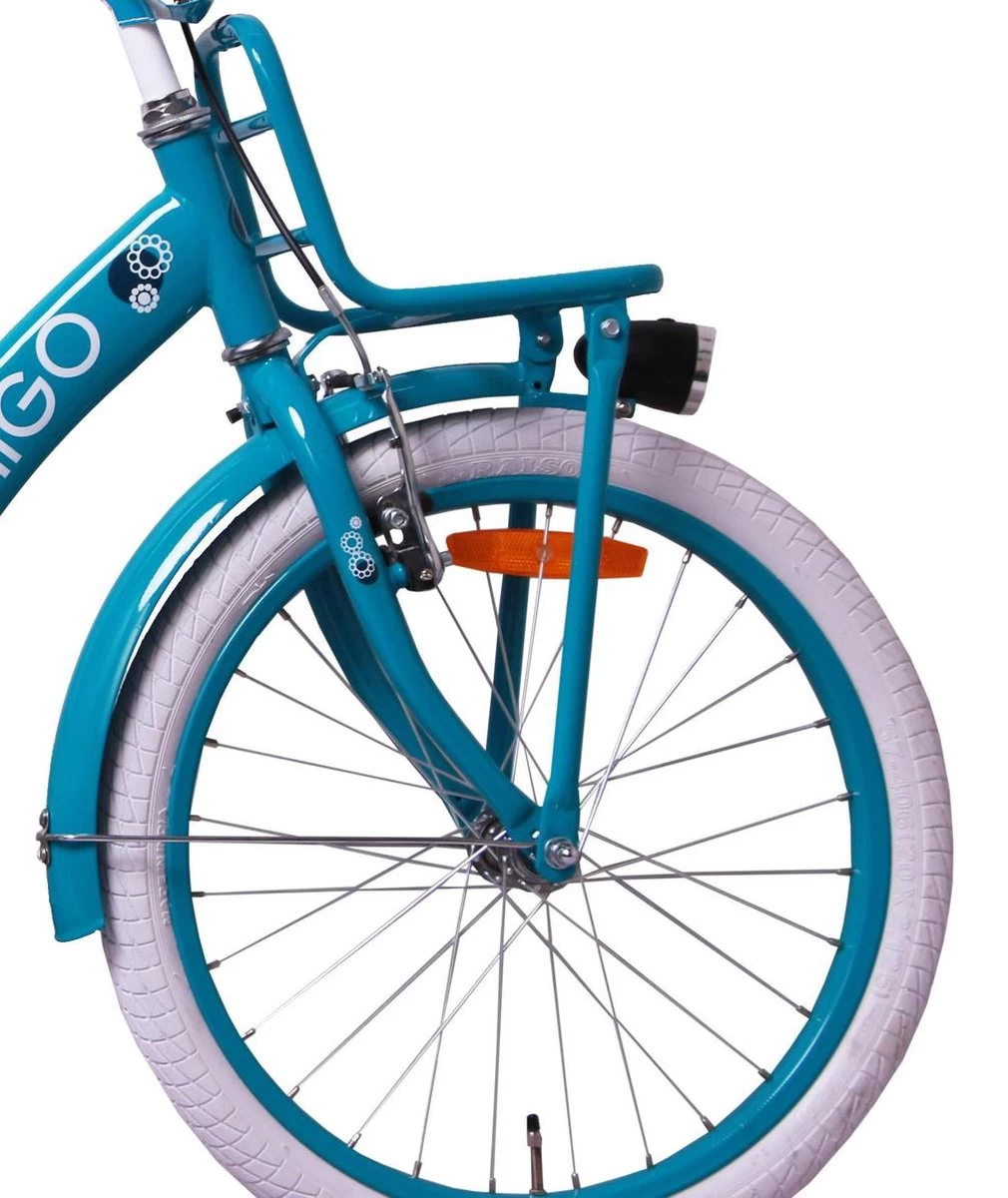Amigo Bloom Meisjesfiets - Kinderfiets 20 Inch - Turquoise - Afbeelding 8