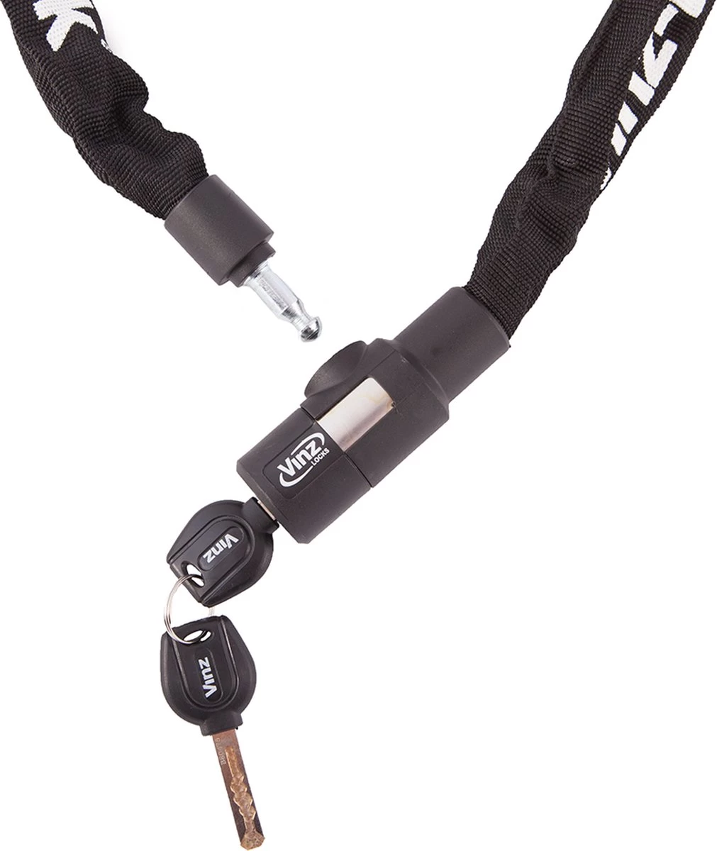 VINZ Ventoux Fietsslot / Kettingslot – 150 Cm - Afbeelding 3