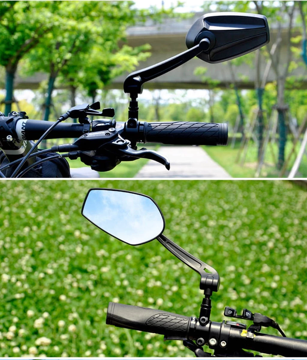 EasyDo Fietsspiegel Ebike Incl Grote Kijkhoek - Achteruitkijkspiegel - Links - 360º Verstelbaar - Multifunctioneel - Incl Inbussleutel - Afbeelding 8