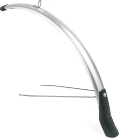 Eurofender Voorspatbord Snello 28 Inch 46 Mm Kunststof Zilver