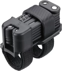 BBB Cycling CodeFold Fietsslot - Vouwslot Fiets - Cijferslot - Codeslot - Zwart - 97,5 X 0,5 Cm - BBL-72