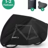 Merkloos Fietshoes Voor 2 Fietsen - Fietshoes Waterdicht - XL - Incl. Gratis Zakje & Zadelhoes