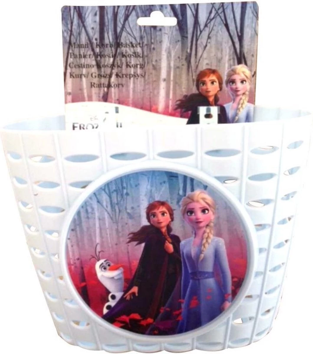 Fietsmand Disney Frozen 2 Plastic - Lichtblauw/paars - Afbeelding 7