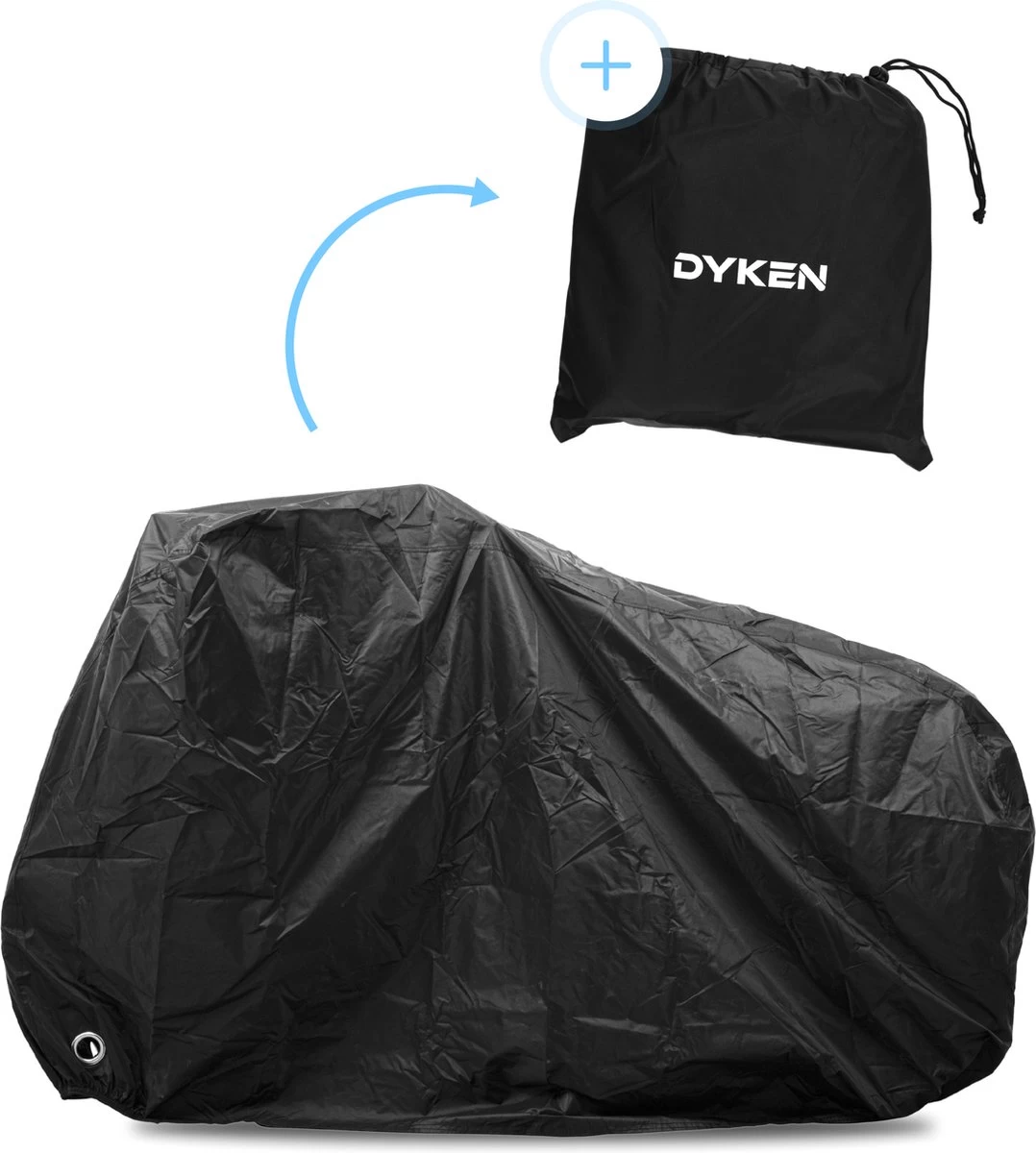 Dyken Fietshoes - Universele Fietsbeschermhoes - Waterdicht - Voor Fietsen En (kleine) Scooters - 300D Oxford - 1-2 Fietsen