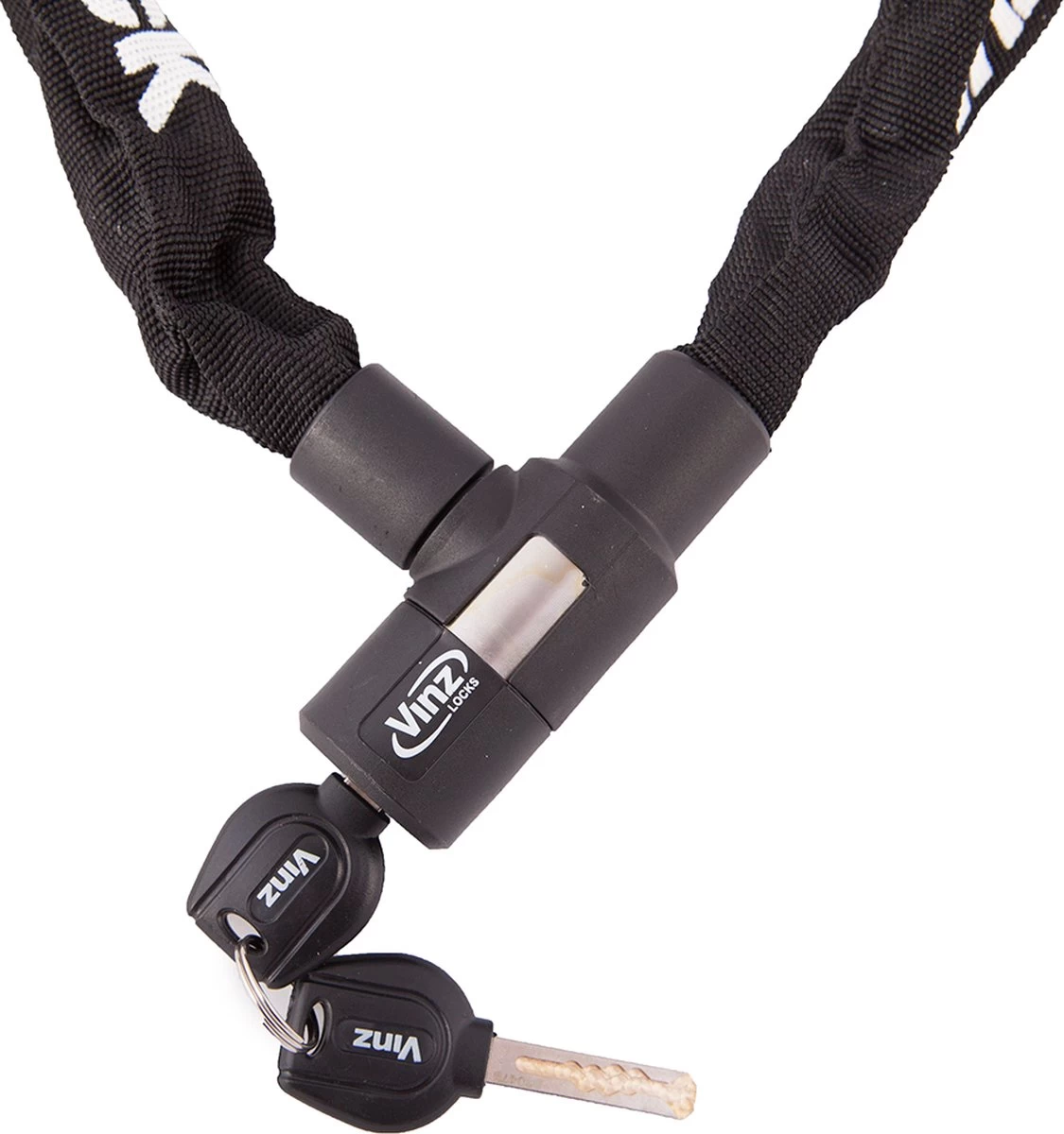 VINZ Ventoux Fietsslot / Kettingslot – 150 Cm - Afbeelding 2