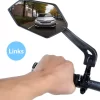 Dyken Fietsspiegel Links - Achteruitkijkspiegel Op Stuur - Fietsspiegel Ebike - Fiets Spiegel