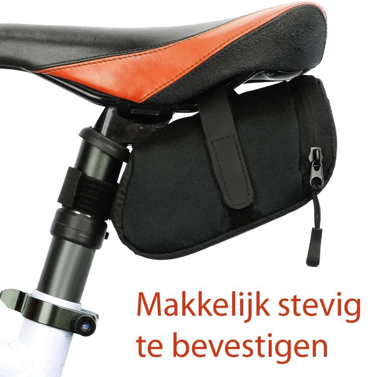 Zadeltas Voor Fiets - Waterdicht - Fietstas - Fiets Zadeltas - Opberging Zadel - Voor Wielrennen , Mountainbike , Racefiets , Omafiets , Opafiets En Andere Fietsen - Regenbestendig - Waterbestendig - Zwart - Fietszadeltas - MTB Cycling - Afbeelding 4