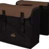 Greenlands - Dubbele Fietstas - 34 Liter - Zwart;Bruin