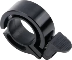 Merkloos Fietsbel - Racefiets Bel - Mountainbike Bel - Fiets Bel - Universeel - Zwart - Aluminium