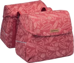 New Looxs Forest Joli Dubbele Fietstas - 37 Liter - Rood