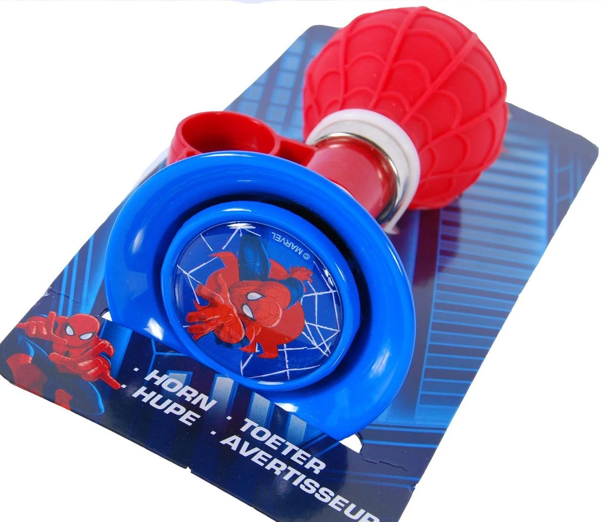 Mickey Mouse Spider-Man Fietstoeter - Jongens - Rood Blauw - Afbeelding 2