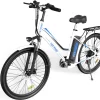 Hitway Elektrische Fiets | E-bike Damesfiets | 26 Inch | 250W Motor | Wit