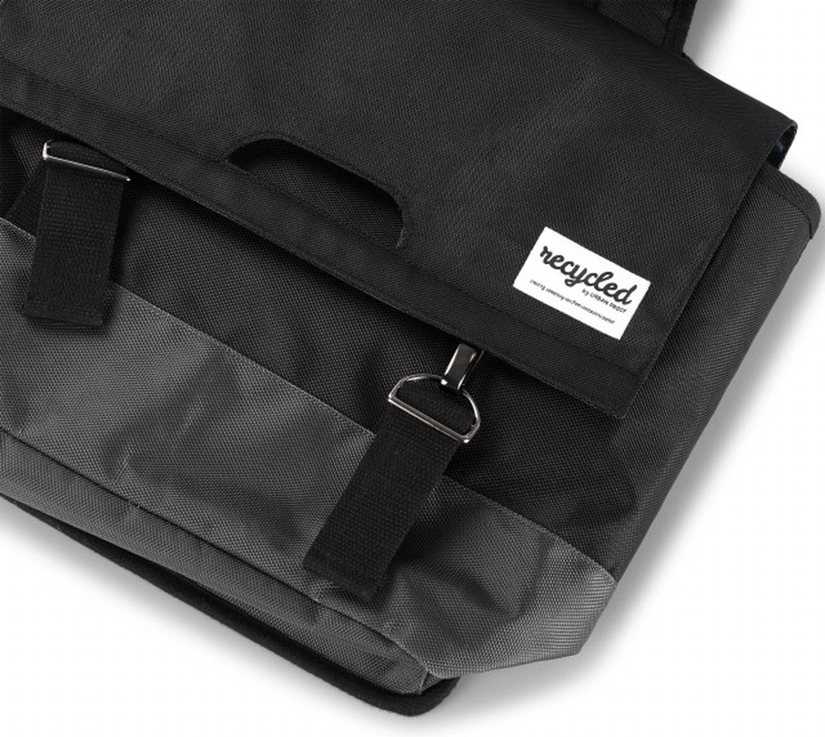 Urban Proof Fietstas Dubbel 40L Recycled Zwart Gri-Zwart/Grijs - Afbeelding 19