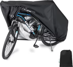 Achaté Fietshoes Universeel Voor Alle Fietsen En Scooters - Waterdicht 420D Oxford - Fiets Hoes Voor 1 Fiets - Incl. Opbergzak