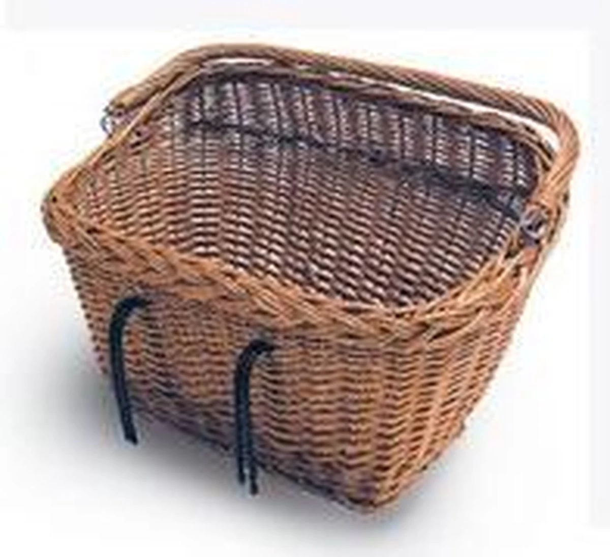 Basil Davos Fietsmand - Voor Of Achter - Riet - Inclusief Haken - Bruin - Afbeelding 2