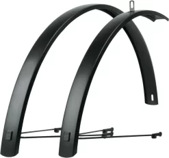 SKS Spatbordset Edge 28 Inch Aluminium Zwart