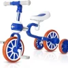 3 In 1 - Multifunctioneel Ombouwbare Kinderdriewieler - Kinder Trike - Peuterfiets - Kinder Fiets - Verstelbaar Zadel - Lichtgewicht - Lefvrije Banden -Ombouwbaar Tot Loopfiets, Driewieler, Tweewieler - Voor Kinderen Van 1-51 Jaar Roze