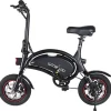 Windgoo - B3 Elektrische Long-Range E-Bike Met Trappers - E-bike - 25Km / H - Zwart