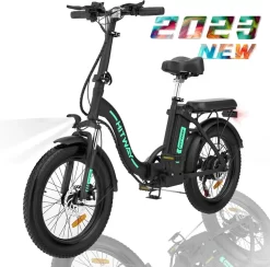 HITWAY Elektrische Fiets - E-Bike - 20 Inch Fatbike - 250 W- Shimano 7 Versnellingen