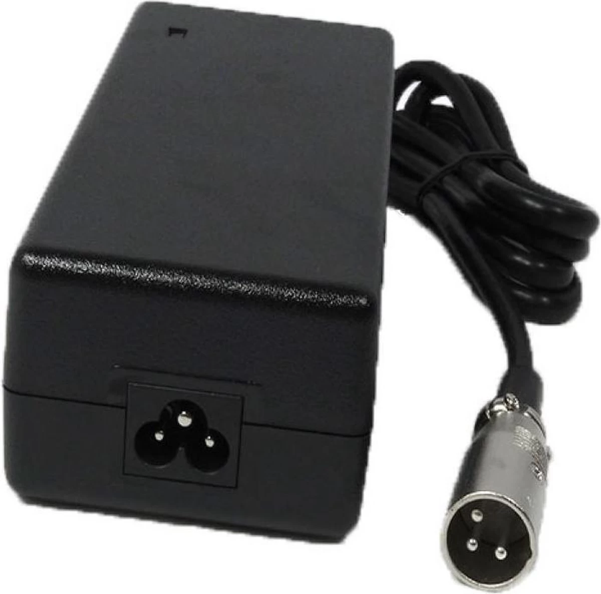 Universele Fietsaccu Lader - Elektrische Fietsoplader - 36V - 2A - Met XLR 3 Pins Stekker - Afbeelding 3