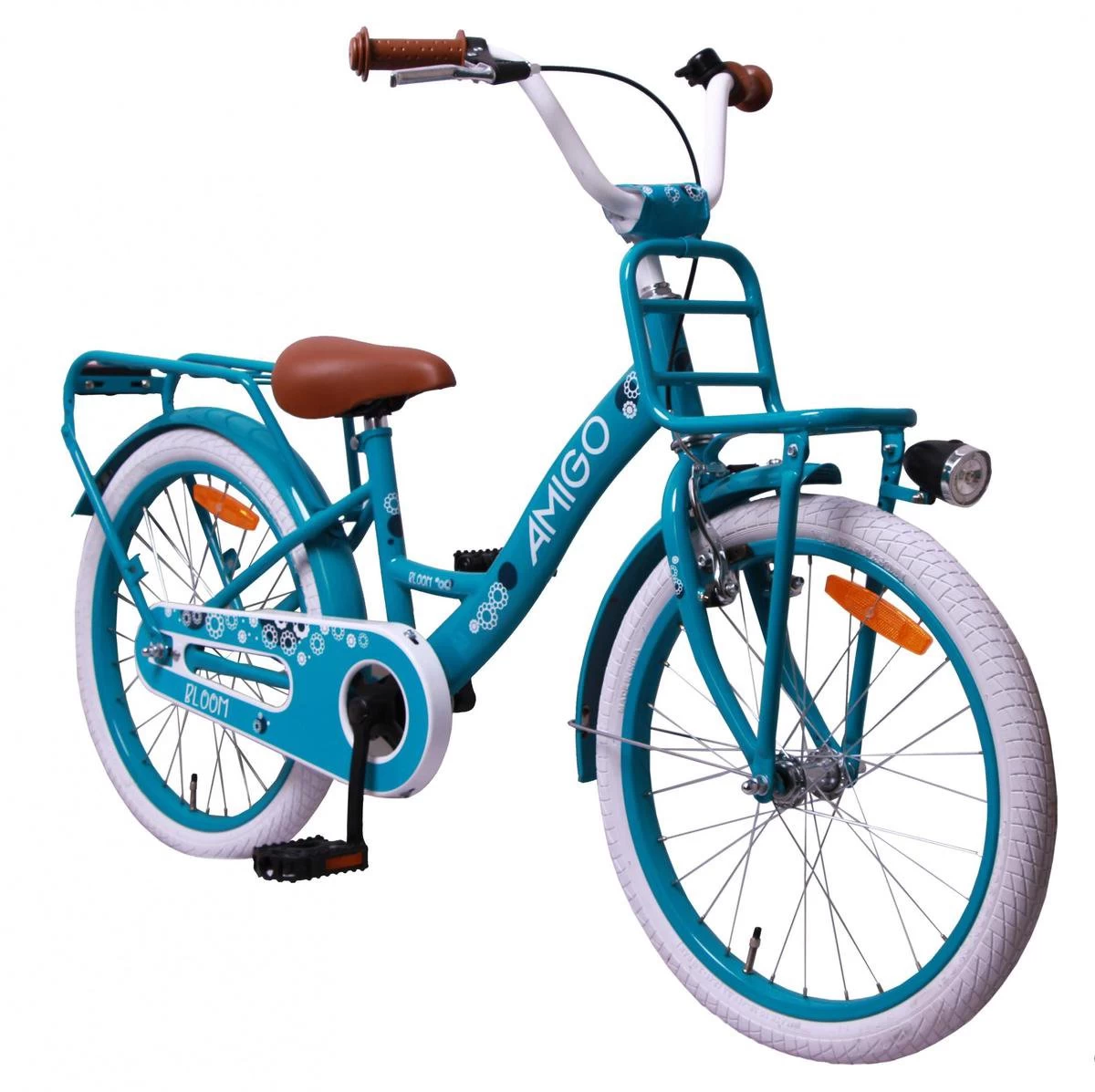 Amigo Bloom Meisjesfiets - Kinderfiets 20 Inch - Turquoise - Afbeelding 9