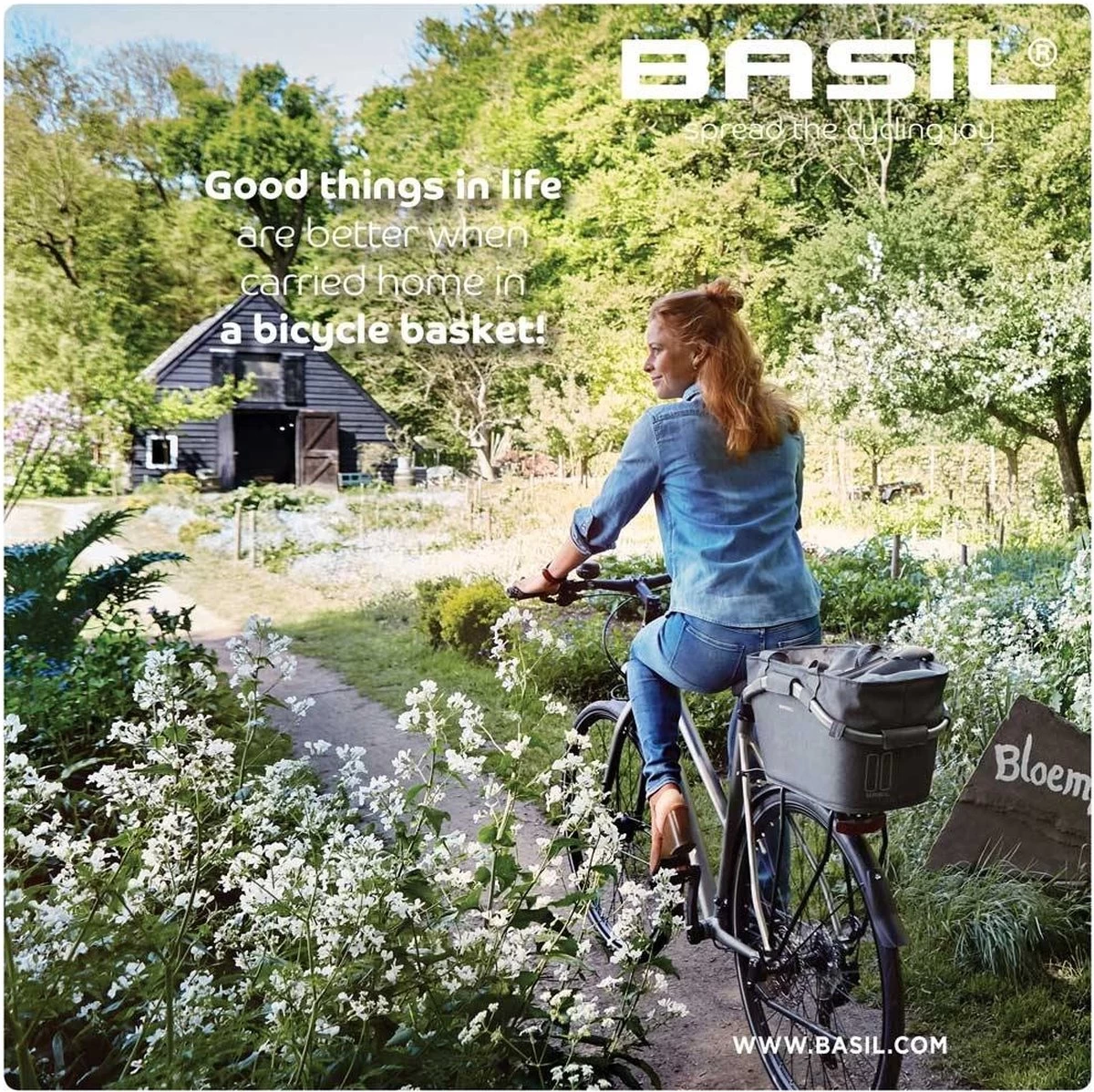 Basil Classic Carry All Fietsmand MIK - Achter - Polyester - Zwart - 22 Liter - Afbeelding 5