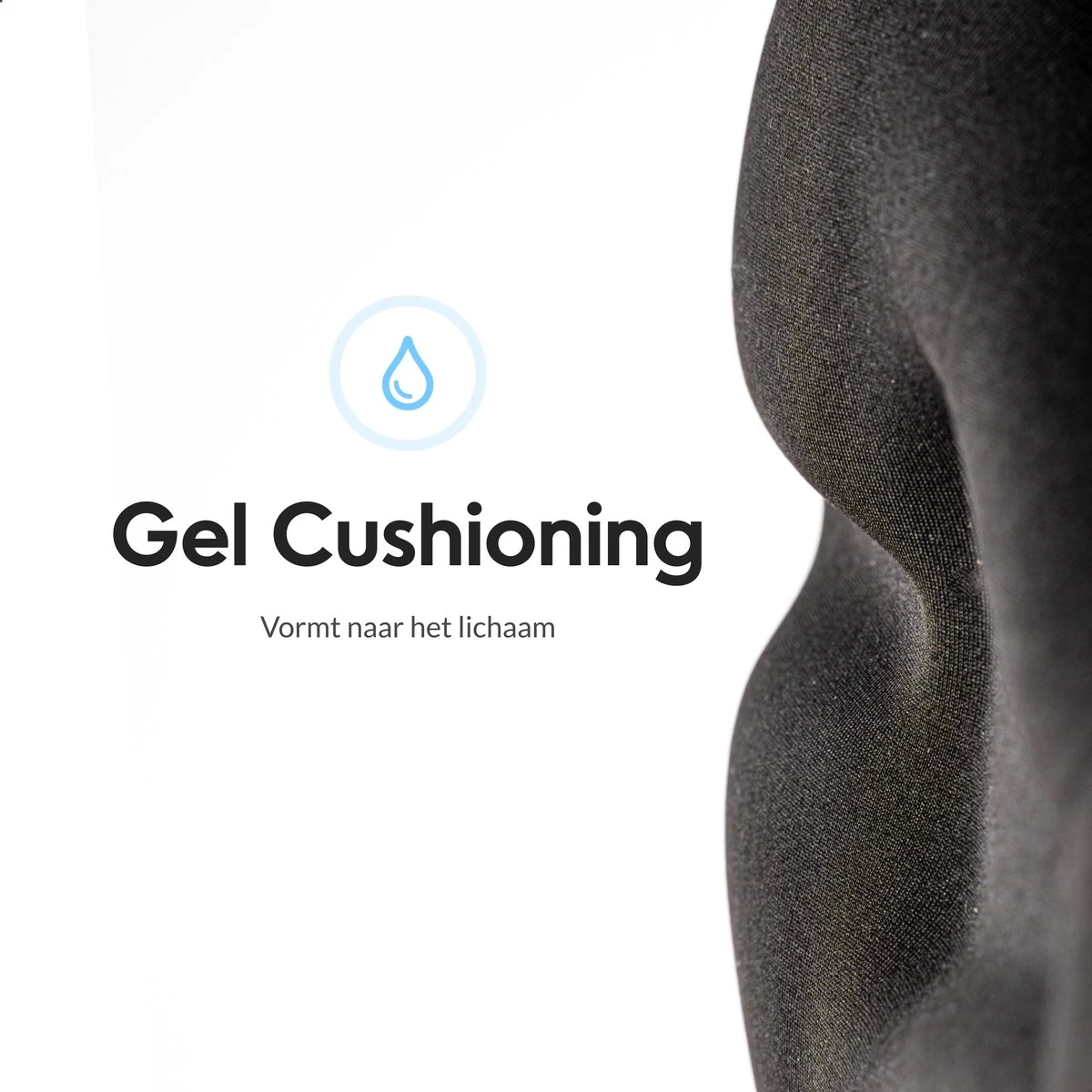 Dyken Zadelhoes Fiets Gel - Zadeldek - Universele Fietszadelhoes - Brede Zadels - Zwart - Afbeelding 5