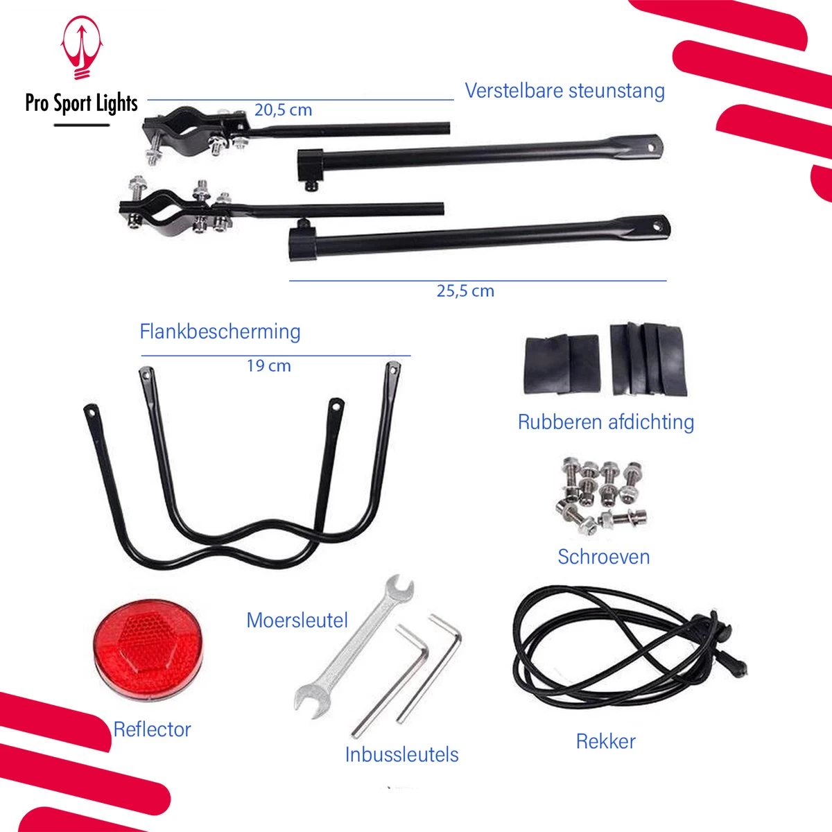 Bagagedrager Mountainbike Verlenger - Fiets Rek Achter - MTB/Racefiets Fietszadeldrager - Afbeelding 5