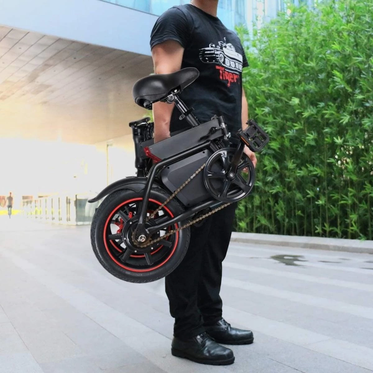 Windgoo B-20 Elektrische Vouwfiets - Snelheid 20 Km/h - 15 Km Bereik - Schijfremmen - Afbeelding 7