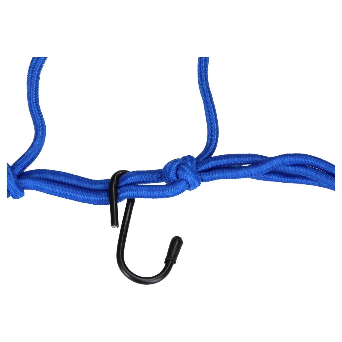 Merkloos Premium Bagagenet Met 8 Haken – 40x40cm – 90x90 Uitgerekt – Blauw | Spin, Motorfiets, Scooter En Fiets - Afbeelding 4