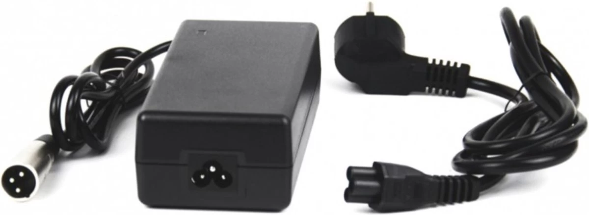 Universele Fietsaccu Lader - Elektrische Fietsoplader - 36V - 2A - Met XLR 3 Pins Stekker