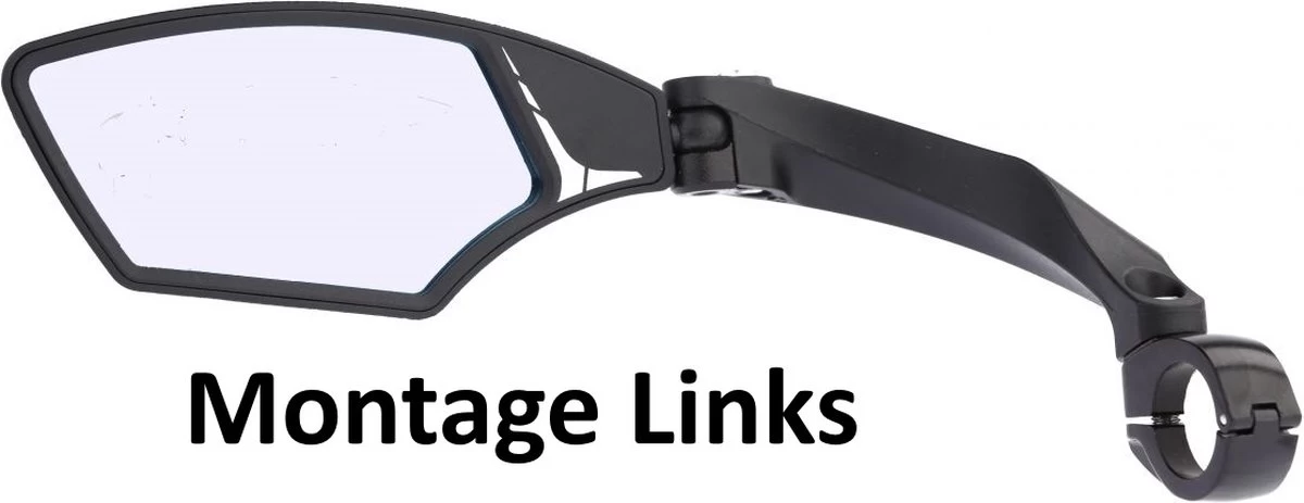 Fietsspiegel - Spiegel Mirage Links - Dimmend Glas - Multi-verstelbaar - Voor Speed-pedelec - Afbeelding 7