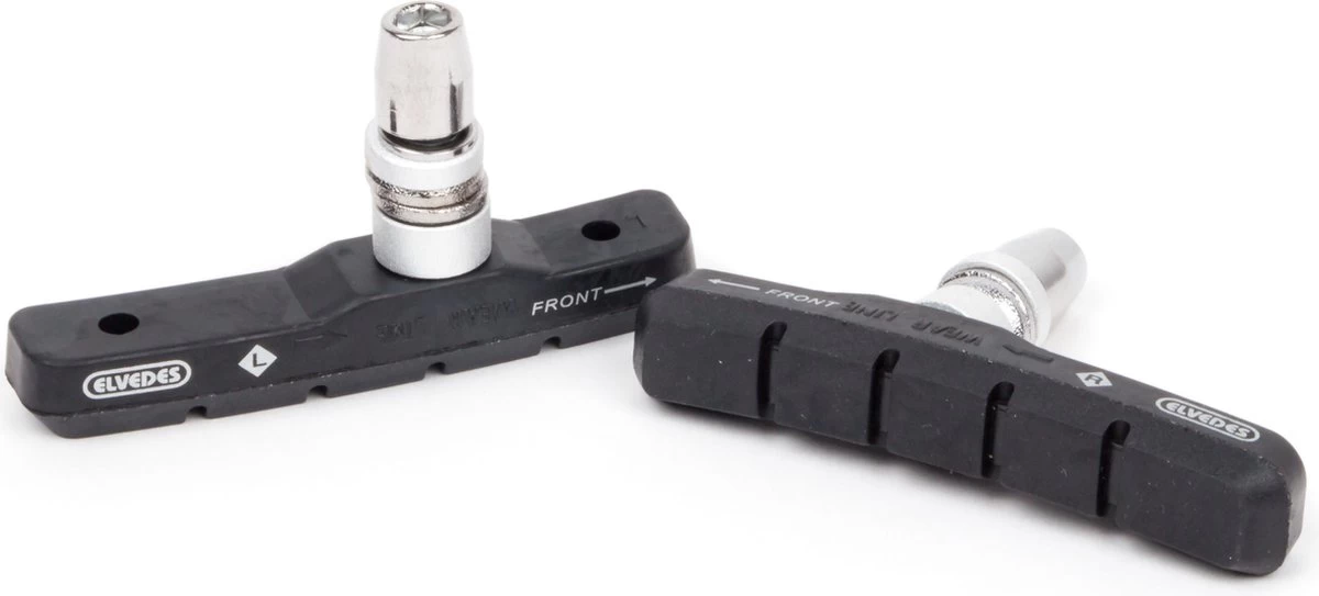 Elvedes Remblokken V-brake Zwart 72 X 14 Mm 2 Stuks