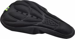 Merkloos 3D Fiets Zadelhoes - Cover - Overtrek - Uniseks - One Size - Volwassenen - Beschermkussen - Zwart