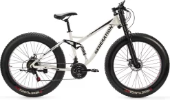 Generation SUPER BIKE Mountainbike 26 Inch - Wit - Brede Banden