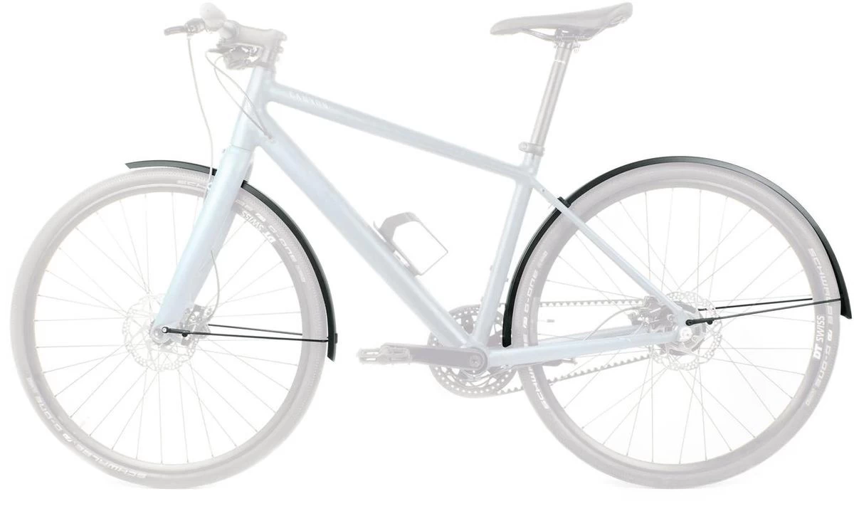 SKS Spatbordset Edge 28 Inch Aluminium Zwart - Afbeelding 2