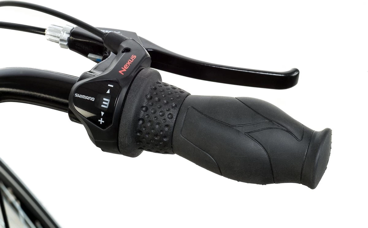 Amigo Bright - Herenfiets 28 Inch - Fiets Met 3 Versnellingen - Matzwart - Afbeelding 7