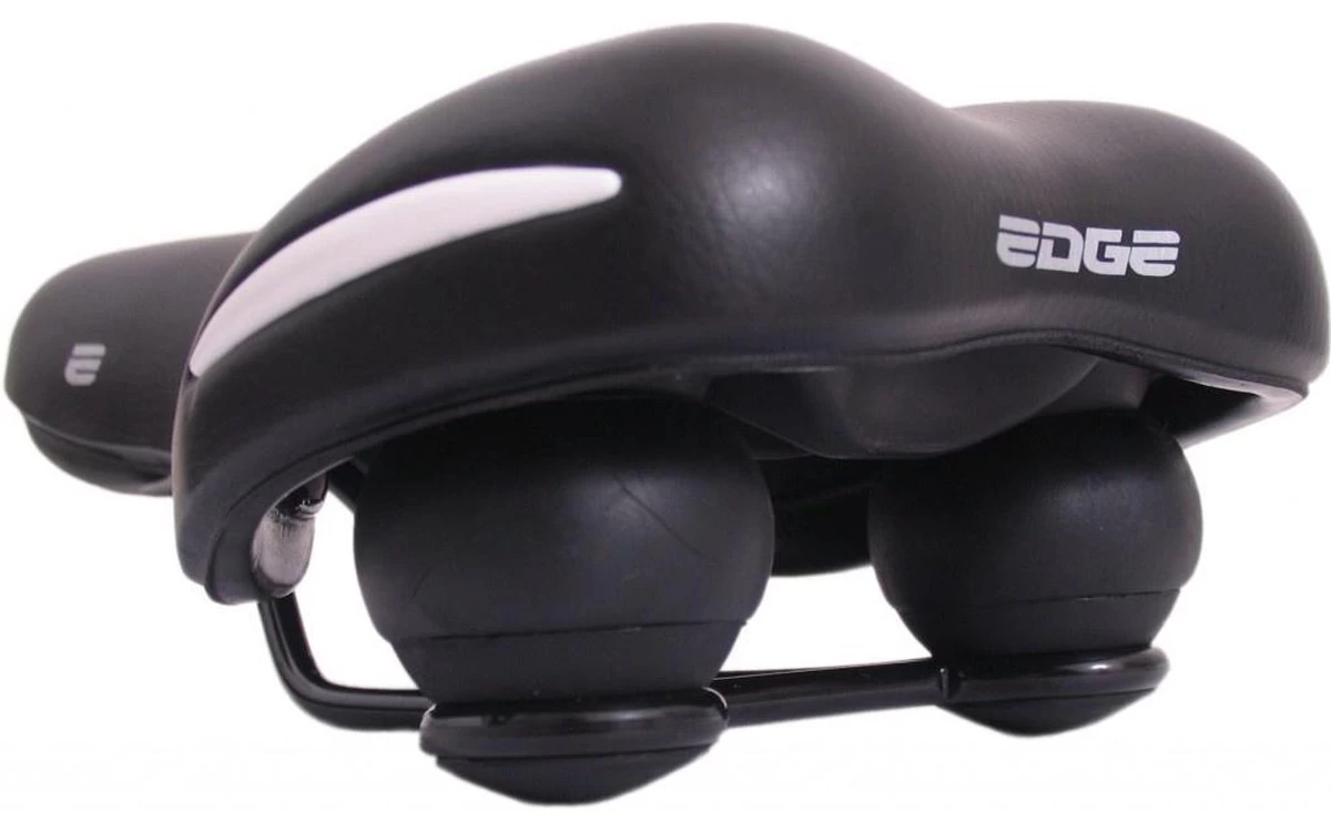 Selle Fietszadel Stadsfiets Ride 252 X 182 Mm Zwart - Afbeelding 4