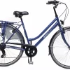 Amigo Moves - Damesfiets 28 Inch - Fiets Met 6 Versnellingen - Matblauw