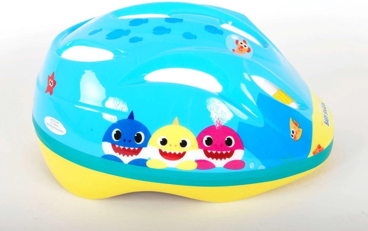 Volare Baby Shark Fietshelm - Skatehelm - 51 - 55 Cm - Afbeelding 2