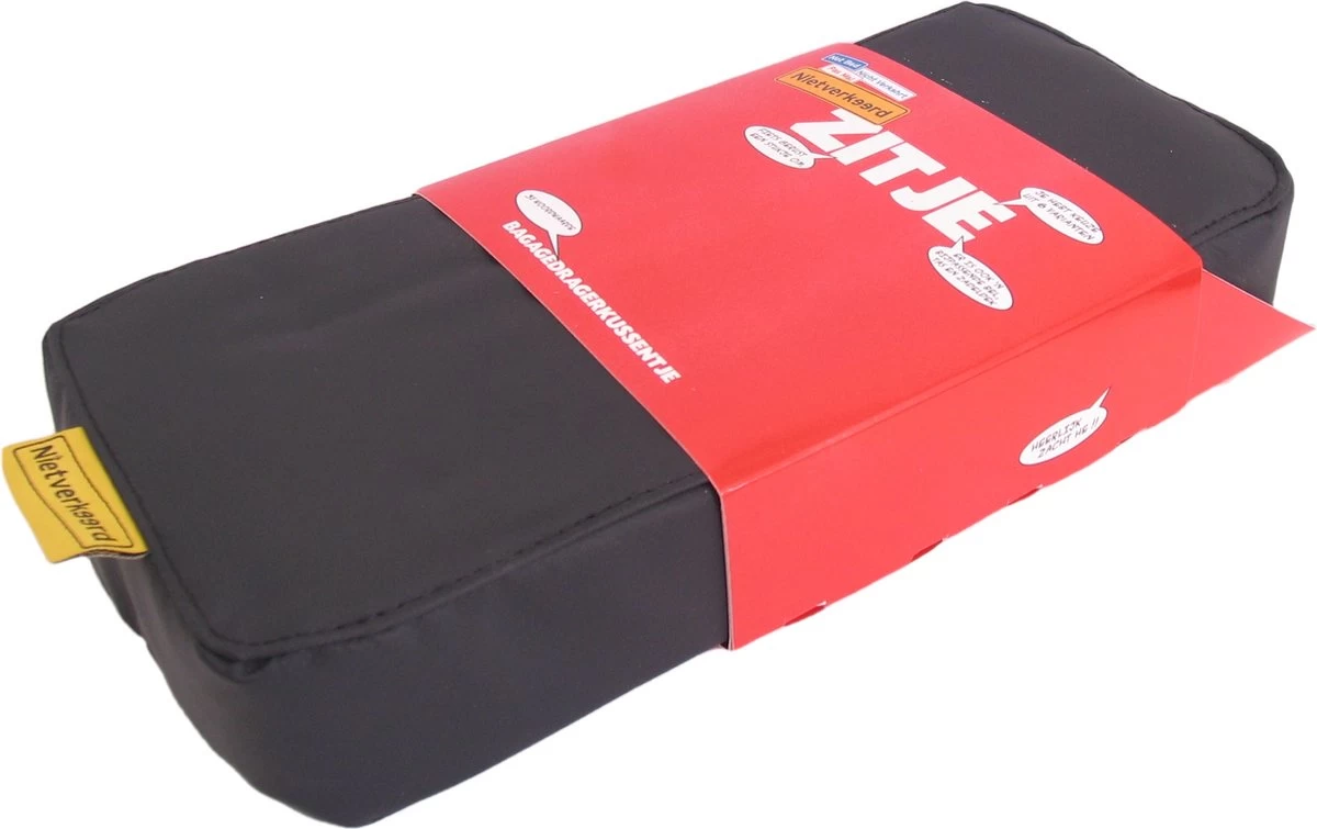 Niet Verkeerd Bagagedragerkussen Eco Zwart 32 Cm - Afbeelding 2