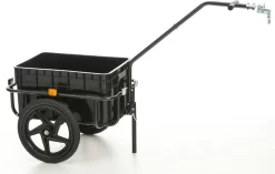 CLP Aanhanger Voor Fietsen WILLY, Dekzeil, Universele Koppeling Zwart