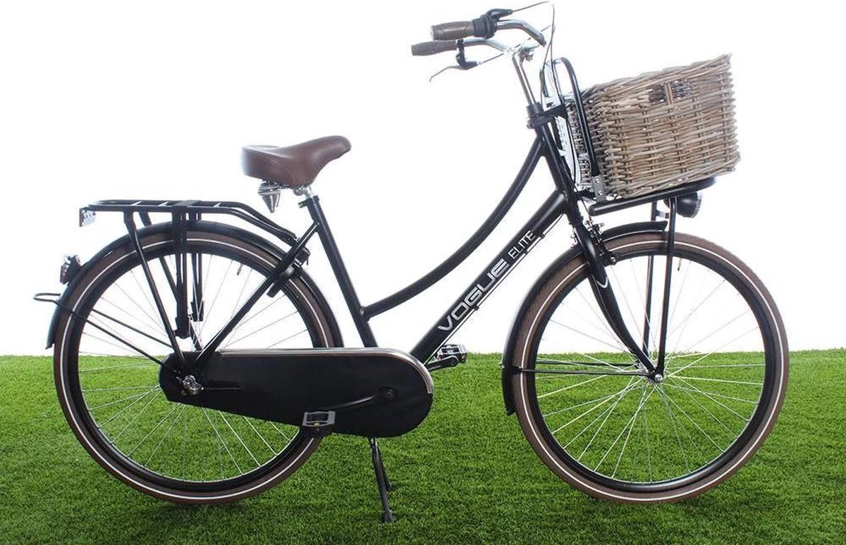 New Looxs Brisbane Large Fietsmand Voordrager - 39 Liter - Rotan - Grijs - Afbeelding 4