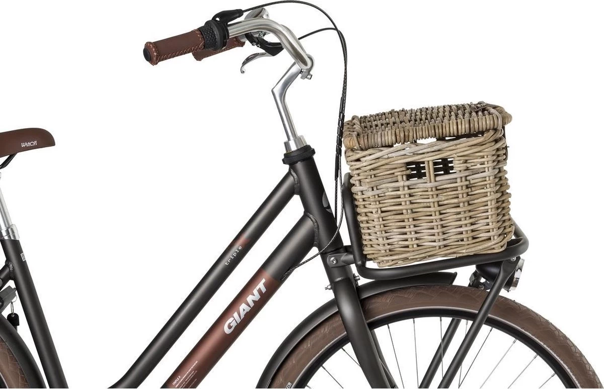 Fastrider Sera Medium Met Klep Mand Rotan Naturel - 17L - Afbeelding 2