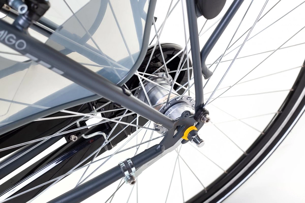 Amigo Bright - Damesfiets 28 Inch - Fiets Met 3 Versnellingen - Antraciet - Afbeelding 6