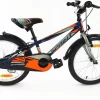 Sprint Casper - Mountainbike - Jongensfiets 20 Inch - Blauw/Oranje - Kinderfiets - Framemaat:26 Cm - BK21SI0810_2 Rij1-3-4
