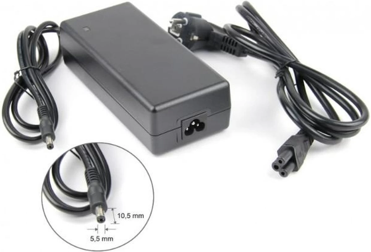 Fietsaccu Lader - Li-ion - Elektrische Fietsoplader - 36V - 2A Met DC 2.1 Stekker (geschikt Voor O.a. Phylion, TRIO, Tianneng, Stella)