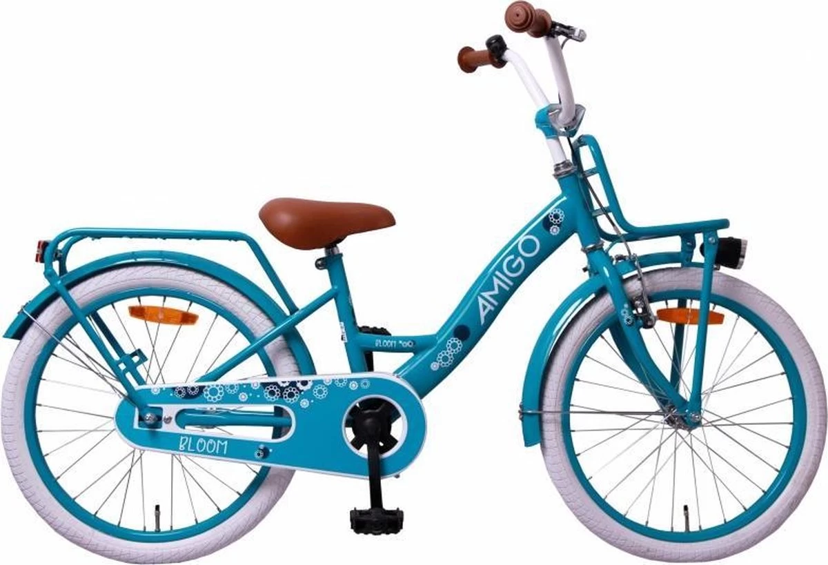 Amigo Bloom Meisjesfiets - Kinderfiets 20 Inch - Turquoise - Afbeelding 14